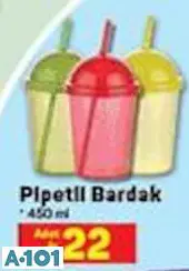 PİPETLİ BARDAK 450 ML PİPETLİ BARDAK 450 ML